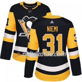Pittsburgh Penguins Trikot Antti Niemi 31 Adidas 2017-2018 Schwarz Authentic - Dame